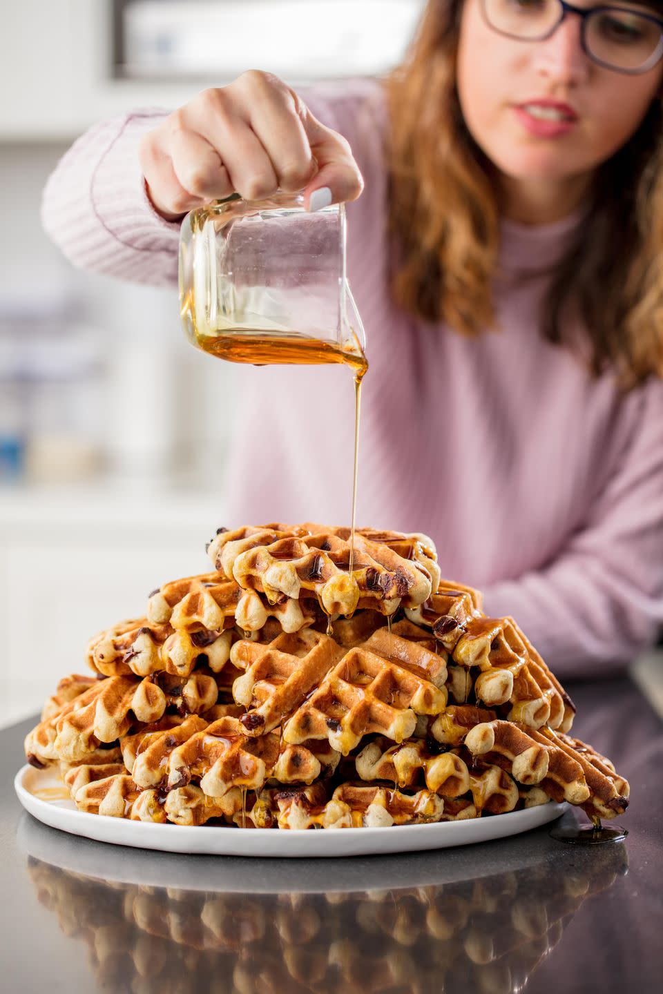 Banana Bread Waffles