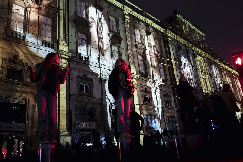 The Festival of Lights in Lyon last year.