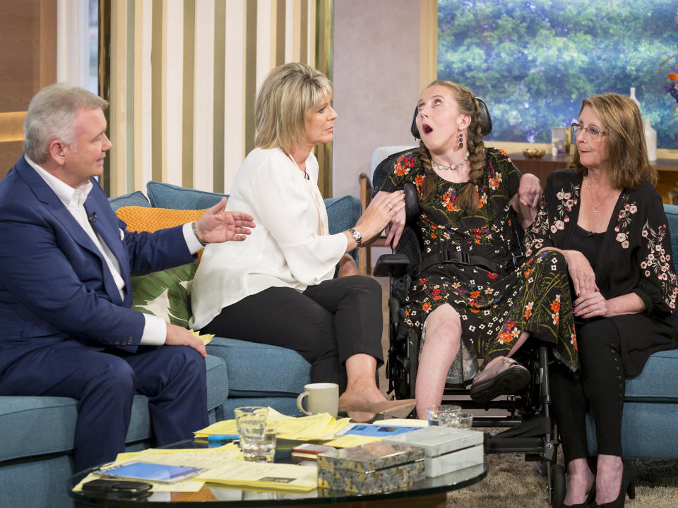 This Morning TV producer left brain damaged from nut allergy appears back on show