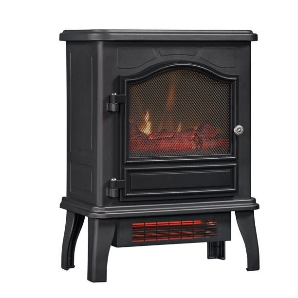 <a href="https://fave.co/3iYBxbB" target="_blank" rel="noopener noreferrer">This electric space heater that looks like a fireplace</a> has the option to turn the flames on with or without heat. It has a 4.3-star ratings and more than 1,200 reviews. Find it for $100 at <a href="https://fave.co/3iYBxbB" target="_blank" rel="noopener noreferrer">Walmart</a>.