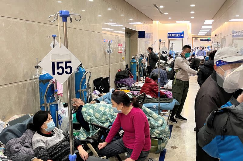 Hospital amid COVID-19 outbreak in Shanghai