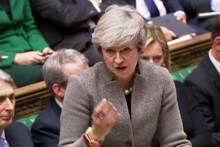 May said leaders should not "break faith with the British people" by trying to stage a second Brexit referendum