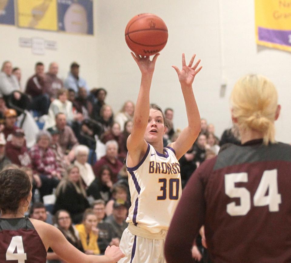Aubree Calloway scored 19 points for Bronson against Buchanan on Tuesday.