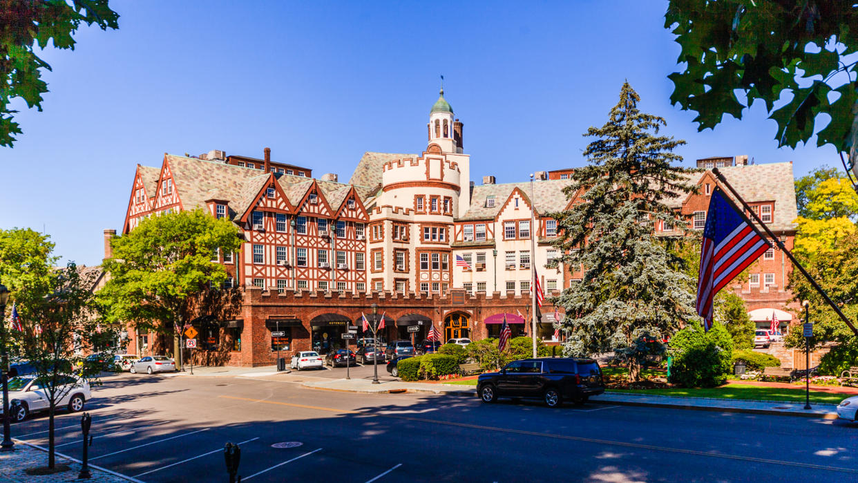 Harwood Court in Scarsdale, Westchester county, New York State, USA.