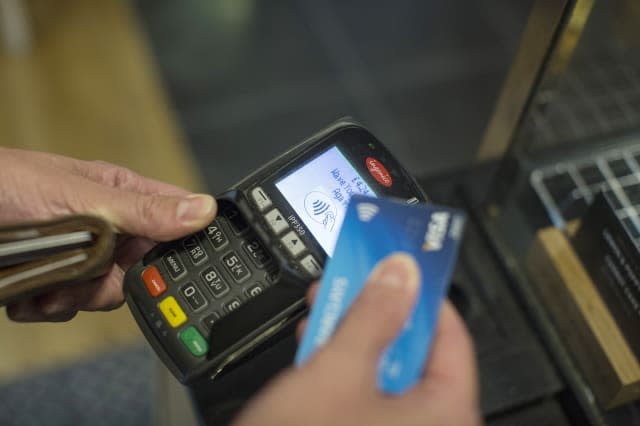 Over-50s embracing contactless cards