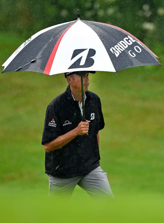 Matt Kuchar of the US makes his way to the 10th green during round one of the RBC Canadian Open, at Glen Abbey Golf Club in Oakville, Ontario, on July 27, 2017