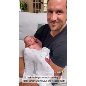 JoJo Fletcher and Her Husband Jordan Rodgers Meet Nephew Jack – And Joke They Are Ready for a Baby