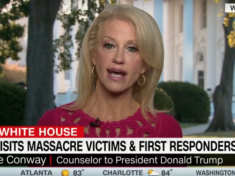 Kellyanne Conway says Democrat are being ‘disrespectful to the dead’ by demanding gun control after the Texas shooting