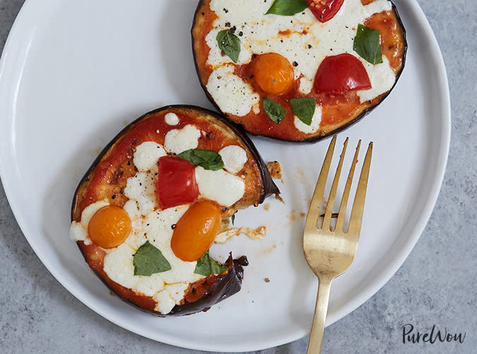﻿﻿Low-Carb, Gluten-Free Eggplant Pizza