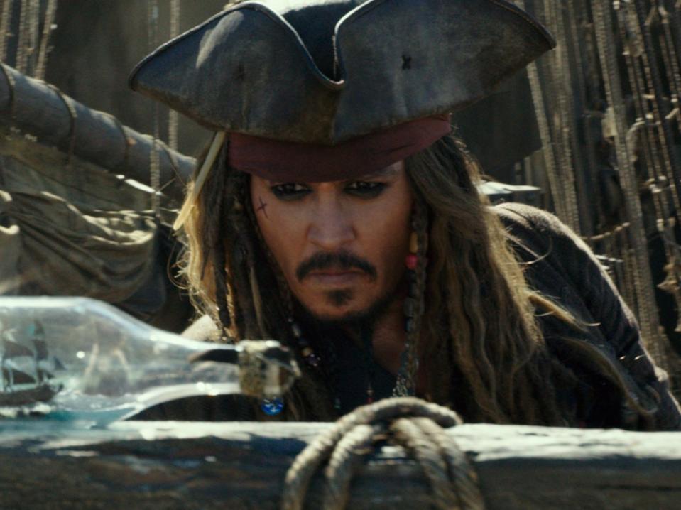 Johnny Depp in ‘Pirates of the Caribbean: Dead Men Tell No Tales’ (Disney)