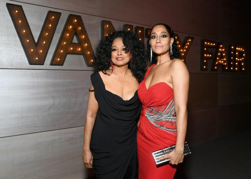 Tracee Ellis Ross and Diana Ross