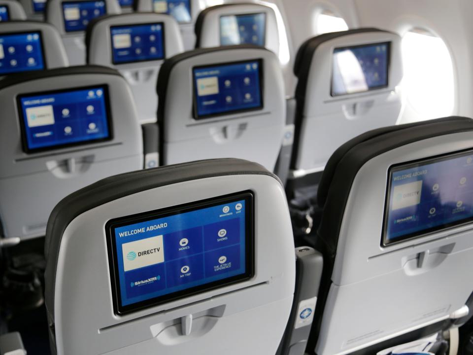 JetBlue Airways A321 interior