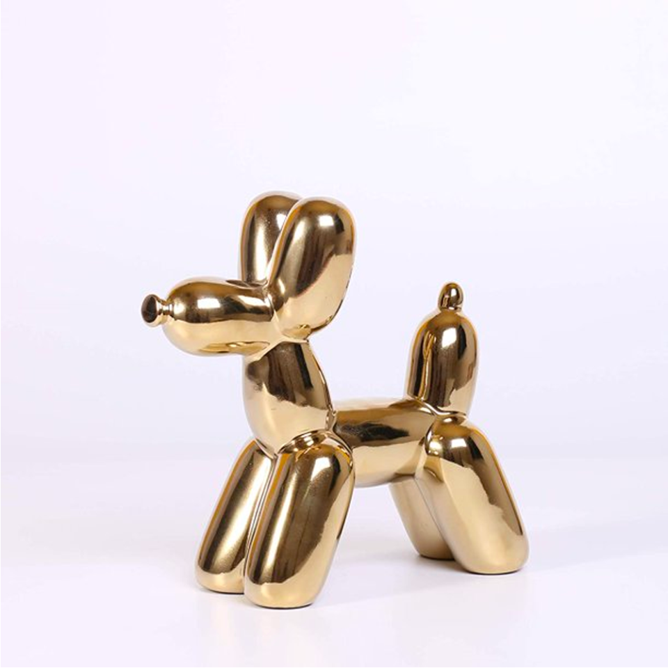 13) Gold Balloon Figurine