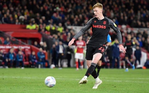 Sam Clucas had put Stoke 1-0 up early in the second half - Credit: Getty Images