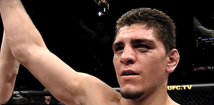 Nick Diaz following his UFC debut