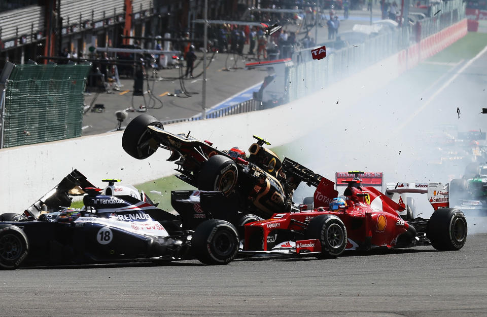 Spa 2012, une course à oublier pour Romain Grosjean