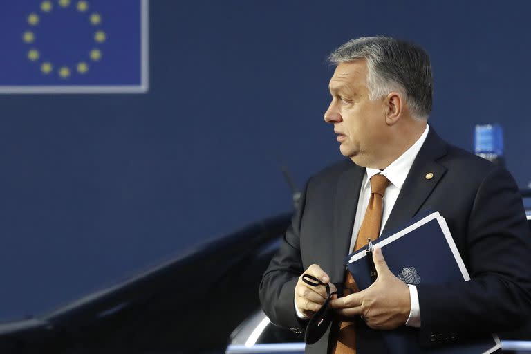 El primer ministro de Hungría Viktor Orban en Bruselas