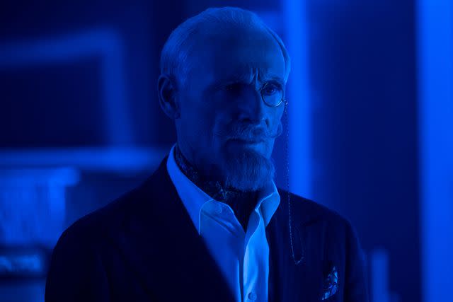 <p>Christos Kalohoridis/Netflix </p> Colm Feore as Reginald Hargreeves on 'The Umbrella Academy'.