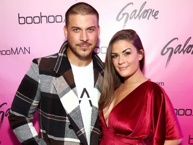 <p>Tommaso Boddi/Getty</p> Jax Taylor and Brittany Cartwright at the boohoo.com LA Pop-up Store Launch Party in November 2017 in Los Angeles