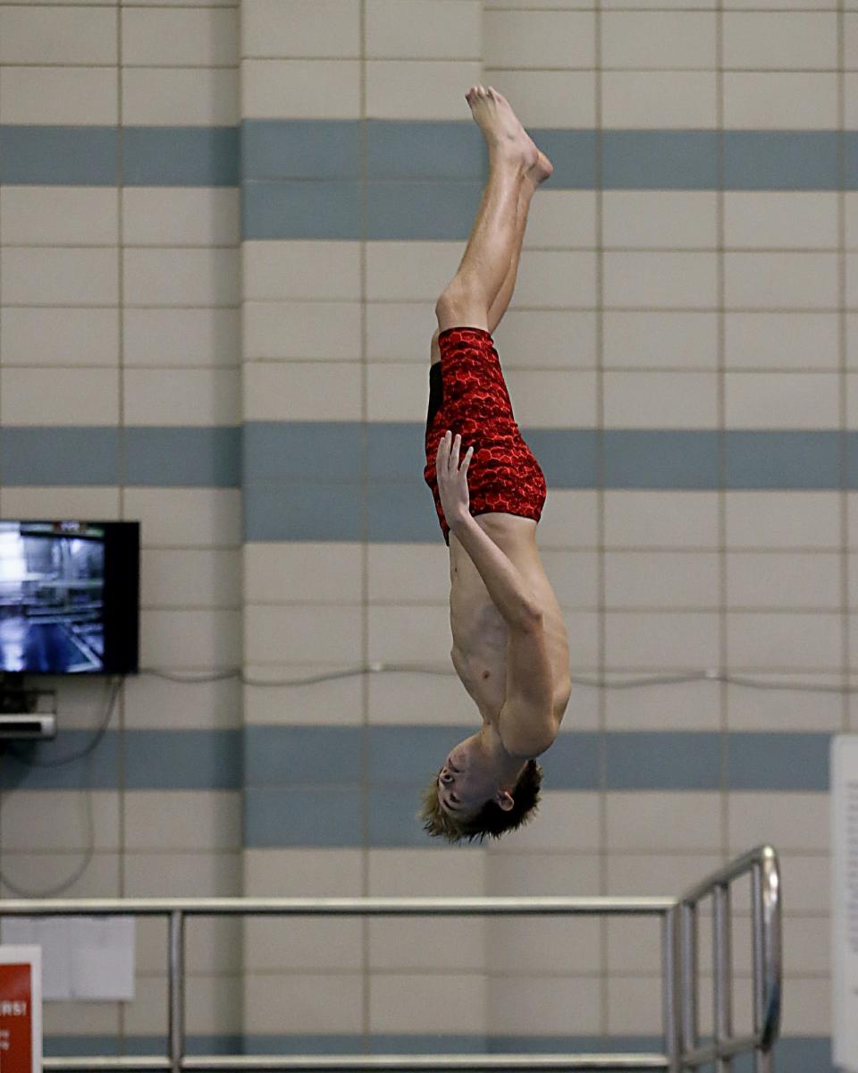 Milford's Luke Eminger hopes to fly higher this year, leading to higher scores.