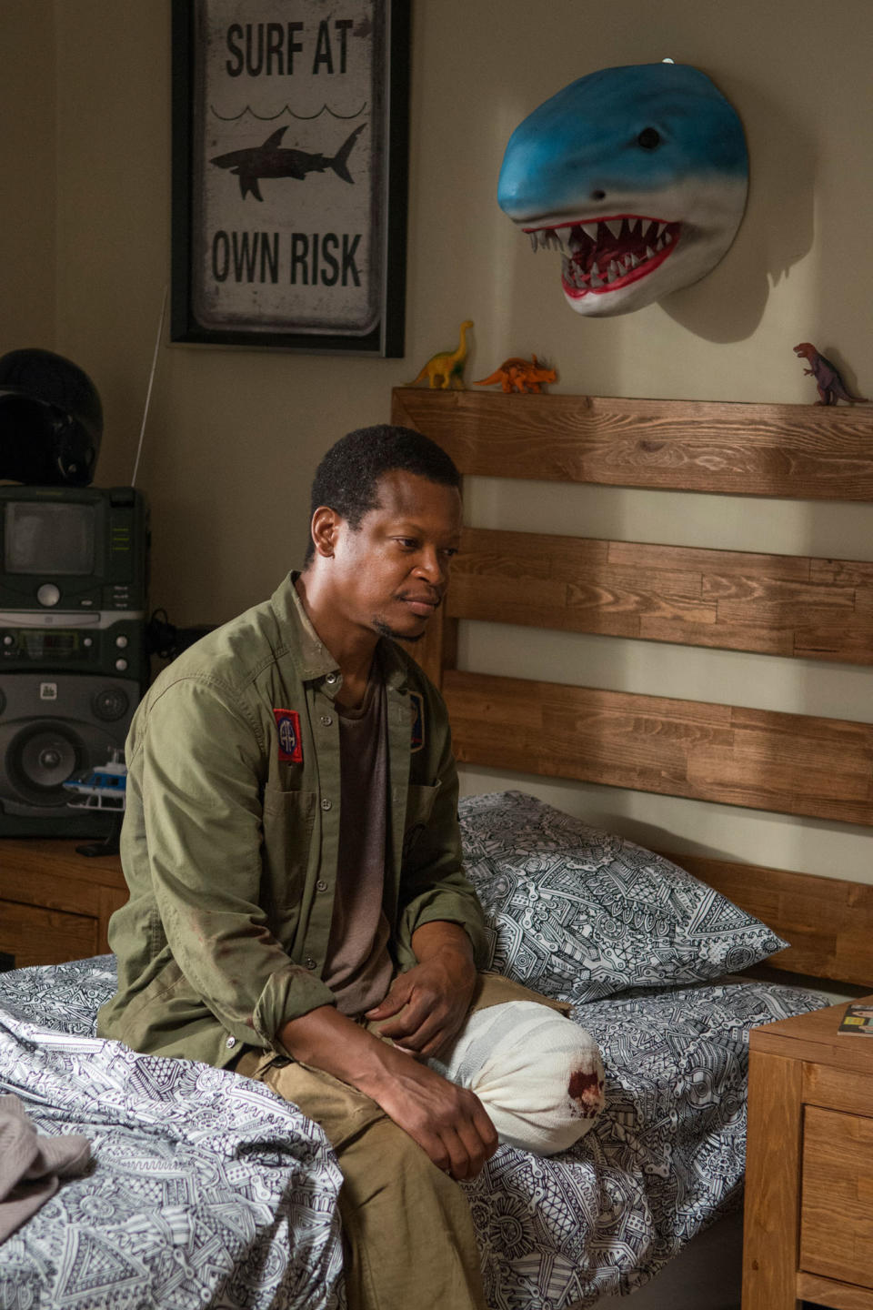 Lawrence Gilliard Jr. as Bob in ‘The Walking Dead’ (Photo: AMC)