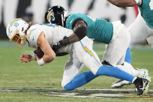 Inside stats, records of Jacksonville Jaguars' comeback vs. Chargers