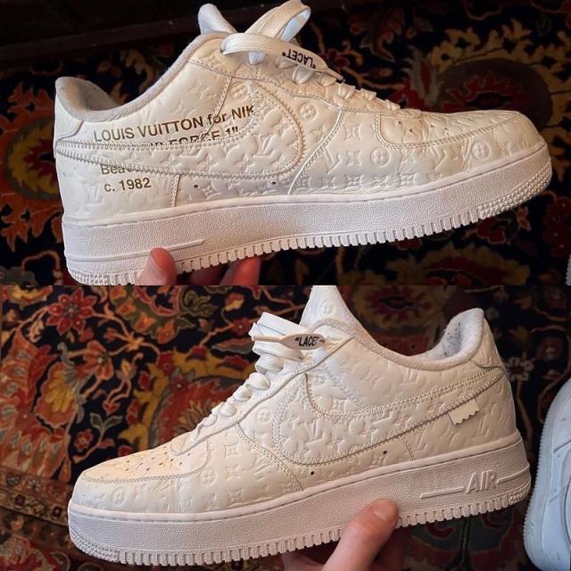 Closer Look At The Louis Vuitton x Off-White x Nike Air Force 1 Low -  Sneaker News