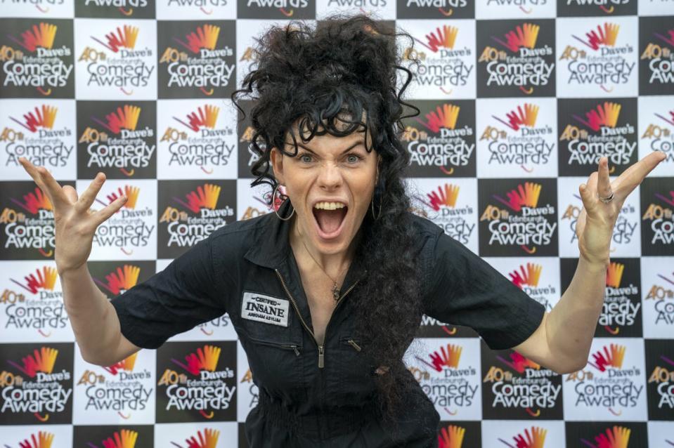 Jordan Gray at the Dave's Edinburgh Comedy Awards at the Edinburgh Festival Fringe (PA)