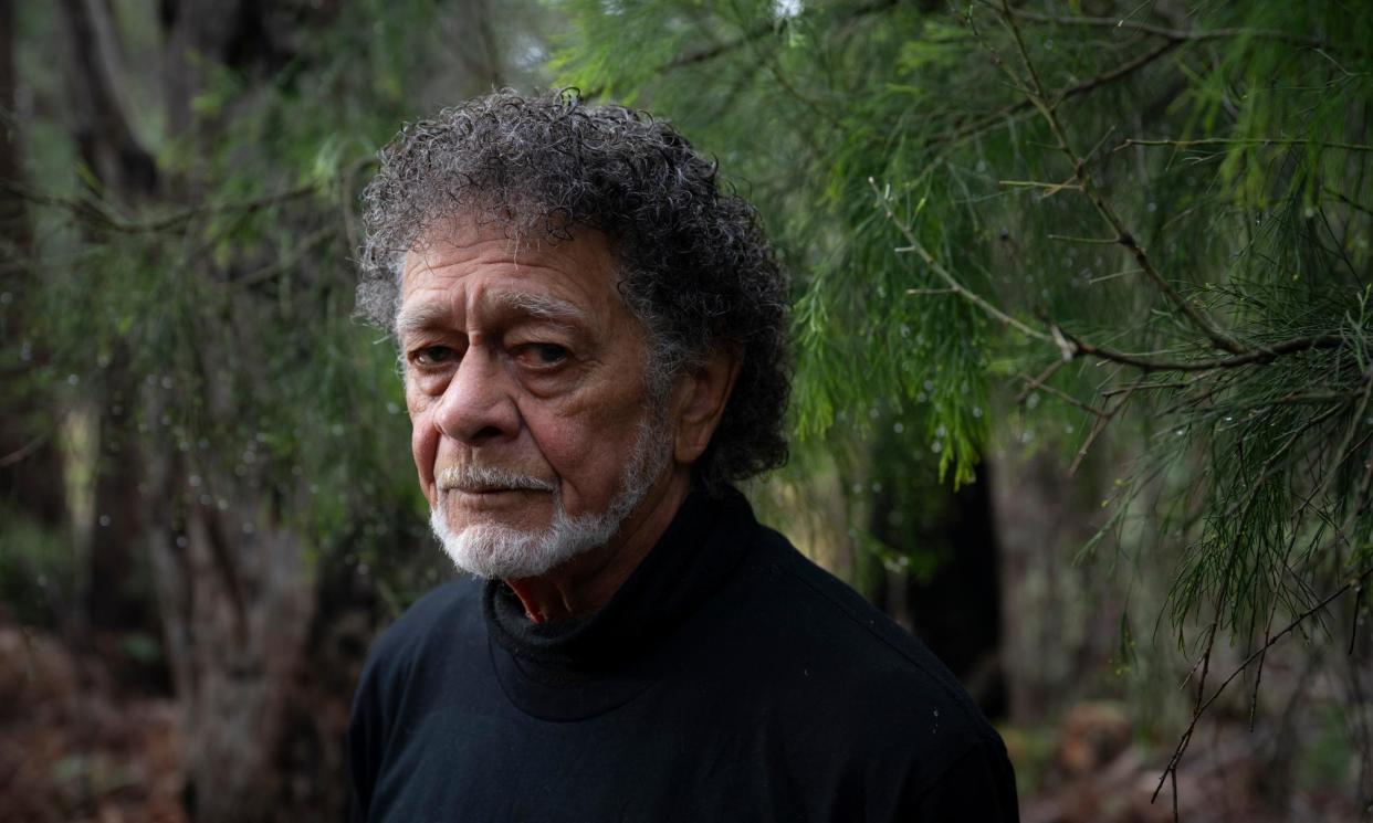 <span>‘I’ve got no intention of going to court’ says Indigenous activist/environmentalist/writer Jim Everett-puralia meenamatta, 81, who does not recognise the sovereignty of ‘colonial’ settlement.</span><span>Photograph: Matthew Newton/The Guardian</span>