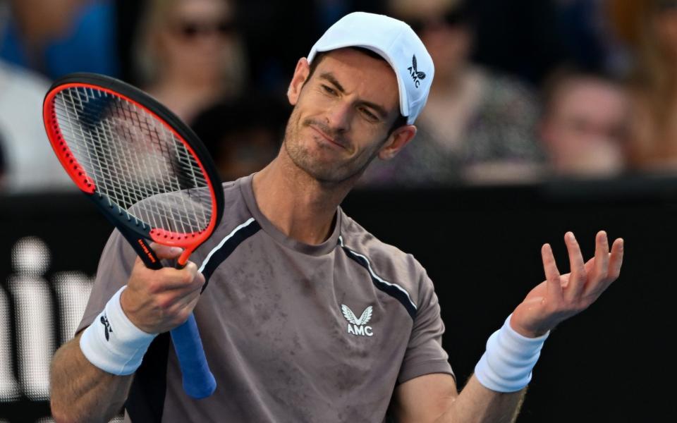 Andy Murray during match against Tomas Martin Etcheverry at the 2024 Australian Open/The three stages of Andy Murray and the underlying motivation of pressure