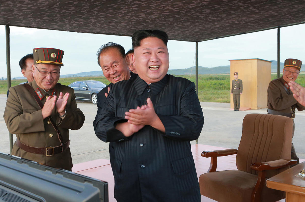 <em>Kim Jong-un’s brutal regime has been revealed by a North Korean defector (AP)</em>