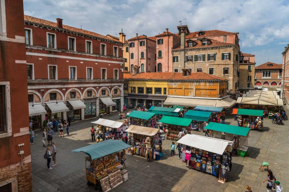 Aerial view of Rialto Market