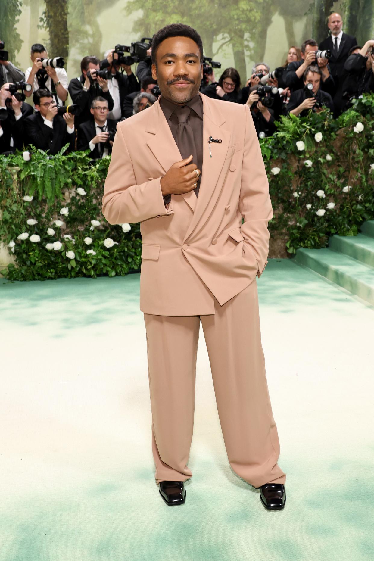 Donald Glover attends The 2024 Met Gala celebrating "Sleeping Beauties: Reawakening Fashion" at The Metropolitan Museum of Art on Monday in New York City.