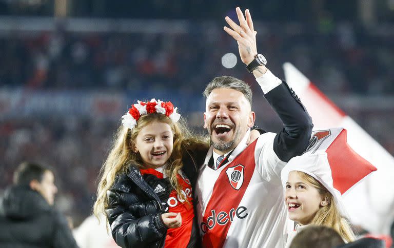 Martin Demichelis sumó dos títulos en lo que fue su primera experiencia como entrenador de River