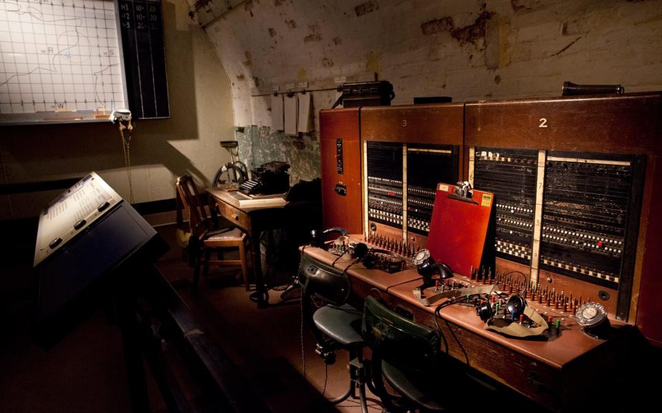 The Anti-Aircraft Gun Control Room at Dover Castle - Credit: Georgie Scott