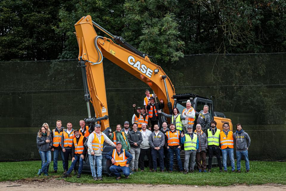 The CASE team at the UK roadshow in Derbyshire.