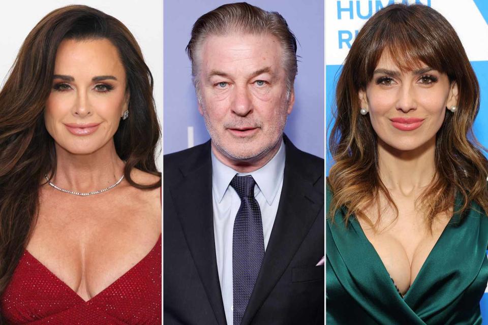 <p>Dia Dipasupil/WireImage; John Lamparski/Getty; Kevin Mazur/Getty</p> From left: Kyle Richards, Alec Baldwin, Hilaria Baldwin