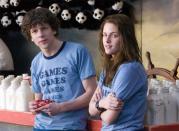 <p><strong>Number of projects together:</strong> 3</p><p><strong>Projects: </strong><em>Adventureland</em> (2009), <em>American Ultra </em>(2015), <em>C</em><em>afe Society </em>(2016)</p><p>The pair have shared a relationship across three on-screen decades: 1930s (<em>C</em><em>afe Society</em>), 1980s (<em>A</em><em>dventureland</em>), and 2000s (<em>American Ultra</em>). </p>