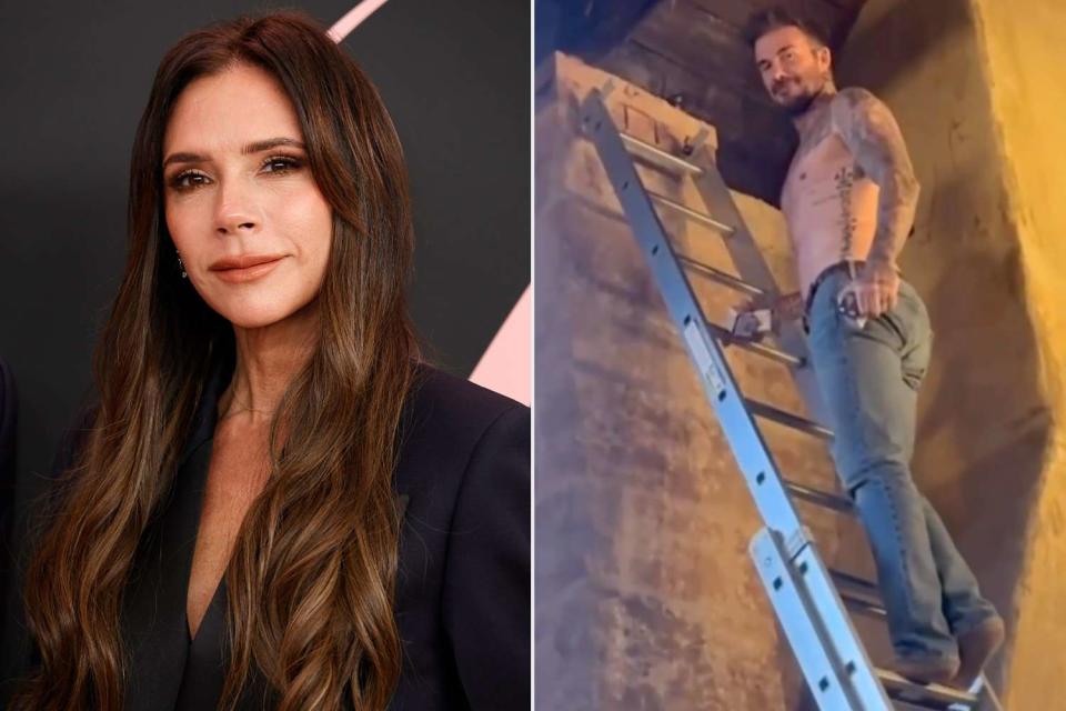 <p>Frazer Harrison/Getty; Victoria Beckham/Instagram</p> Victoria and David Beckham