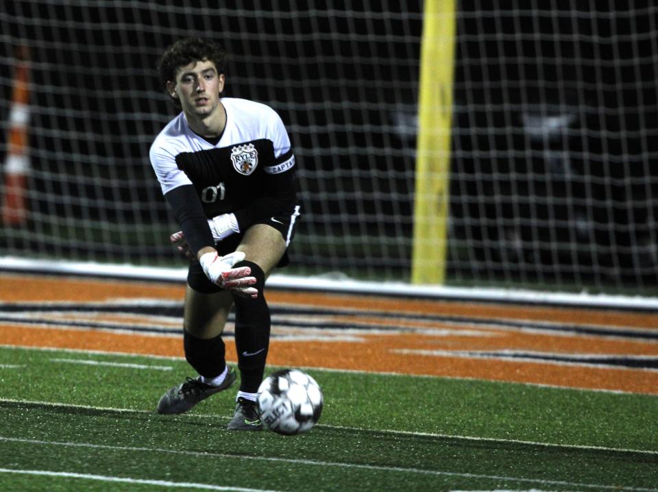 Ryle senior keeper Landon Barth is a first-team all-state honoree.