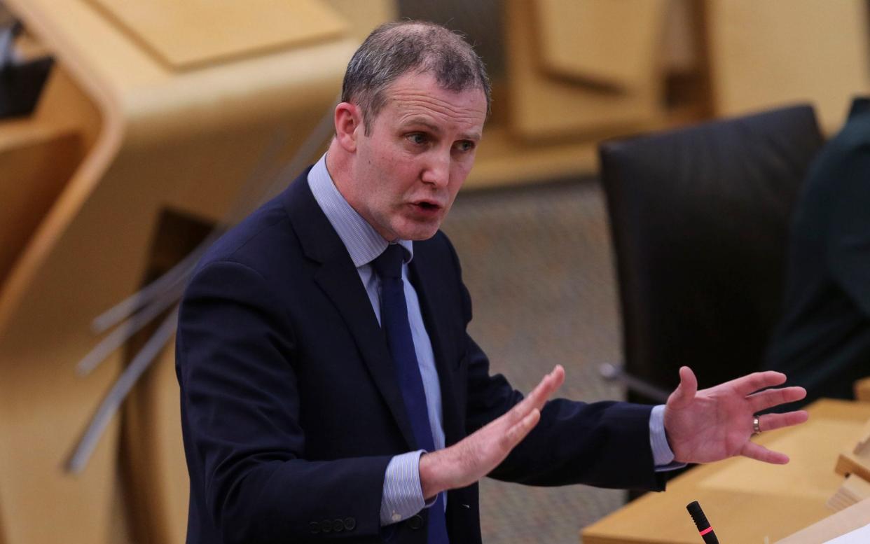 Michael Matheson, the SNP transport minister, previously boasted about securing 1,300 hotel rooms - Fraser Bremner/PA