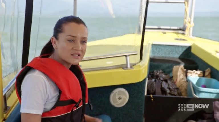 Ines and bronson got into an argument on the boat on MAFS