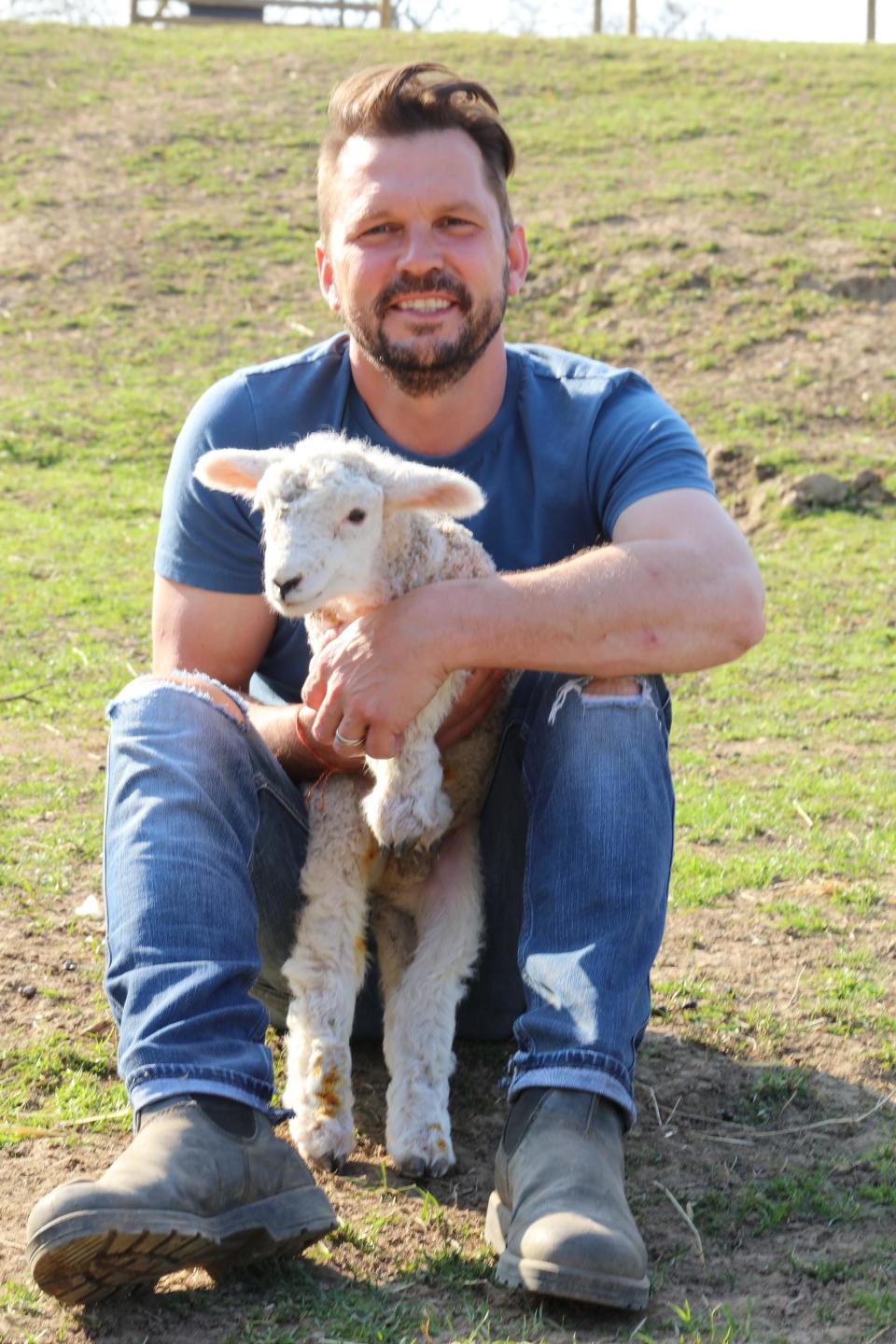 The farm is operating with a reduced number of staff in the wake of the coronavirus pandemic. (Richard Hughes)