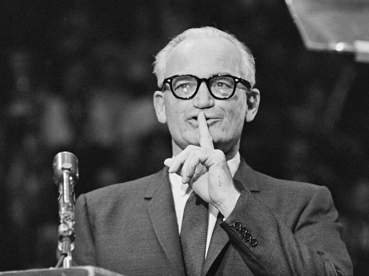 Barry Goldwater, Arizona’s longtime Republican senator, is considered the father of modern-day conservatism, but also supported abortion rights (Getty)