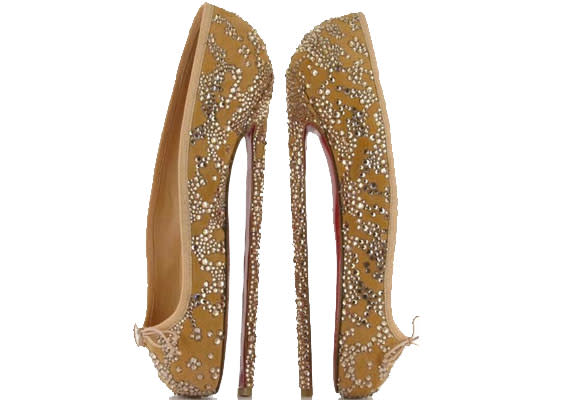 Christian Louboutin 8 inch ballet heels