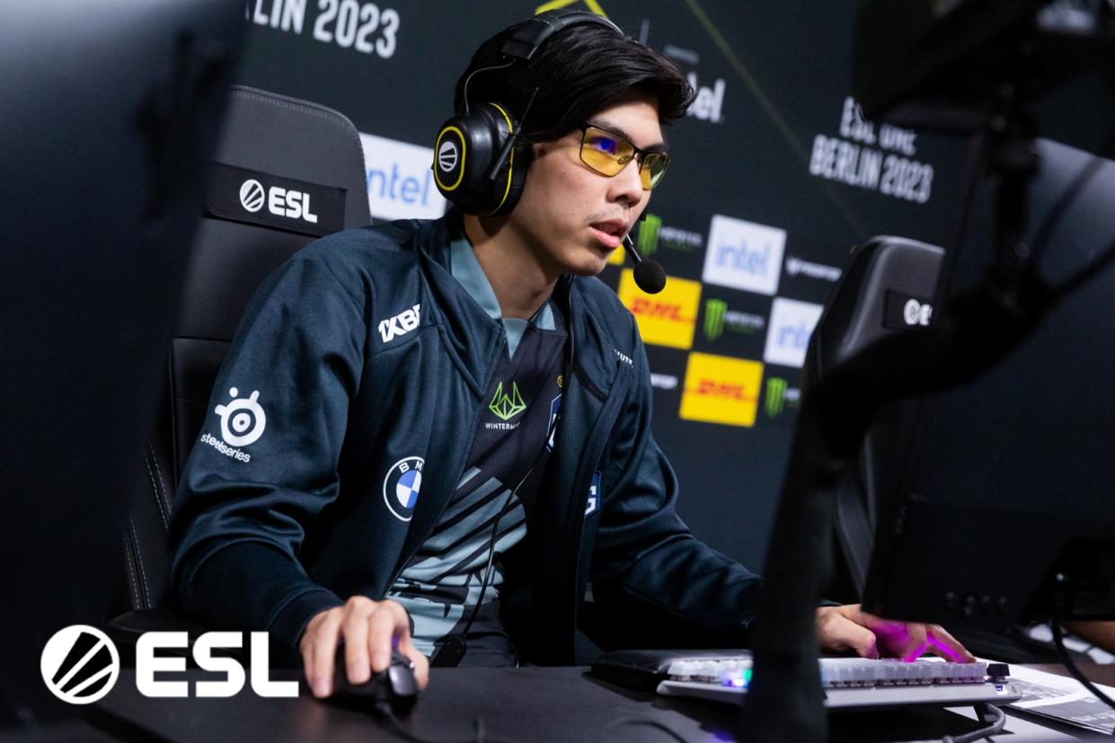 OG had a perfect 4-0 start to the Group Stage of the ESL One Berlin Major 2023 despite being forced to play with two stand-ins. Pictured: OG Taiga. (Photo: ESL)