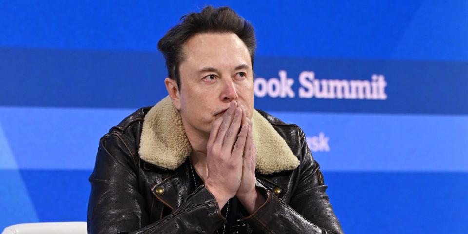 Hat aktuell nicht allzu viel zu lachen: Elon Musk. Sein Unternehmen Tesla hat mit harter Konkurrenz aus China zu kämpfen. - Copyright: Slaven Vlasic/Getty Images