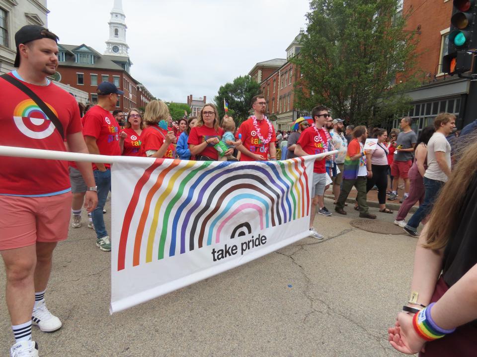 The Portsmouth Pride celebration attracts a large crowd of LGBTQ+ community members and allies Saturday, June 22, 2024.