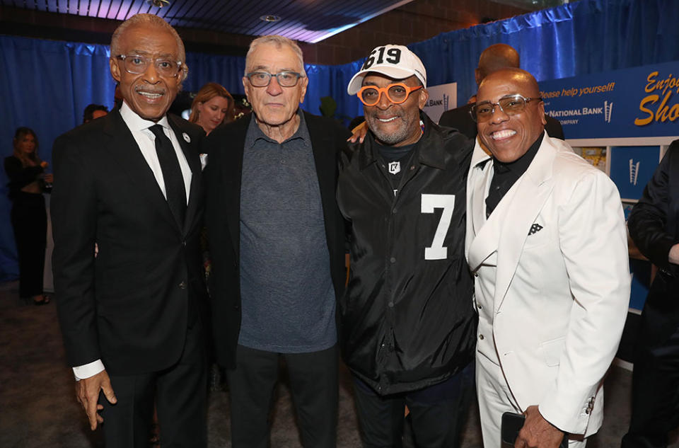 Al Sharpton, Robert De Niro, Spike Lee and Kedar Massenburg attend the “Loudmouth” documentary premiere during the 2022 Tribeca Festival at BMCC Tribeca PAC on June 18. - Credit: Johnny Nunez/WireImage