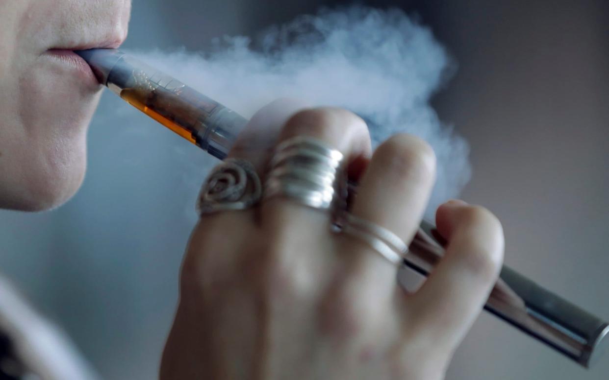 Vaping has become a popular alternative to smoking cigarettes - Tony Dejak /AP